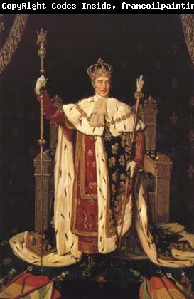 Jean Auguste Dominique Ingres Charles X in his Coronation Robes (mk04)